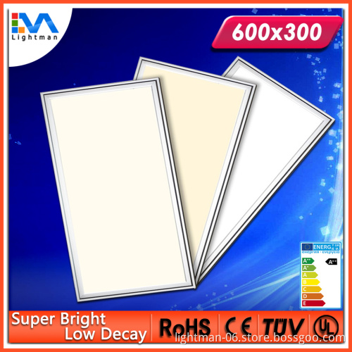 Fashion office lighting ultra thin 20w led panel light 60x30cm